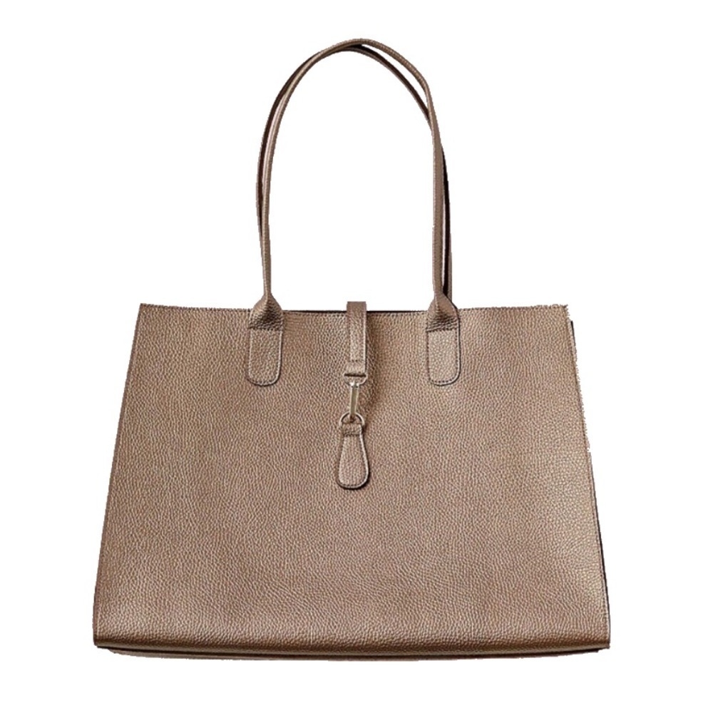 ULTA BEAUTY Metallic Tote w/Clasp NWT